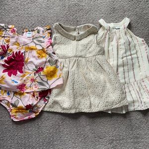 6-12mo dress bundle